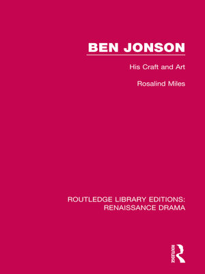 cover image of Ben Jonson